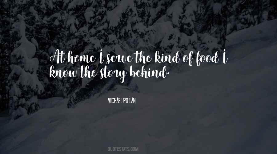 At Home Food Quotes #1337506