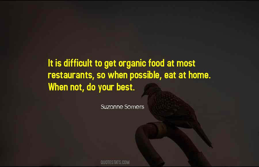 At Home Food Quotes #211149