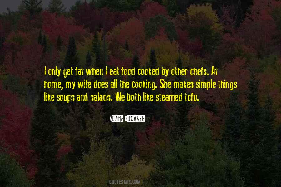 At Home Food Quotes #670231