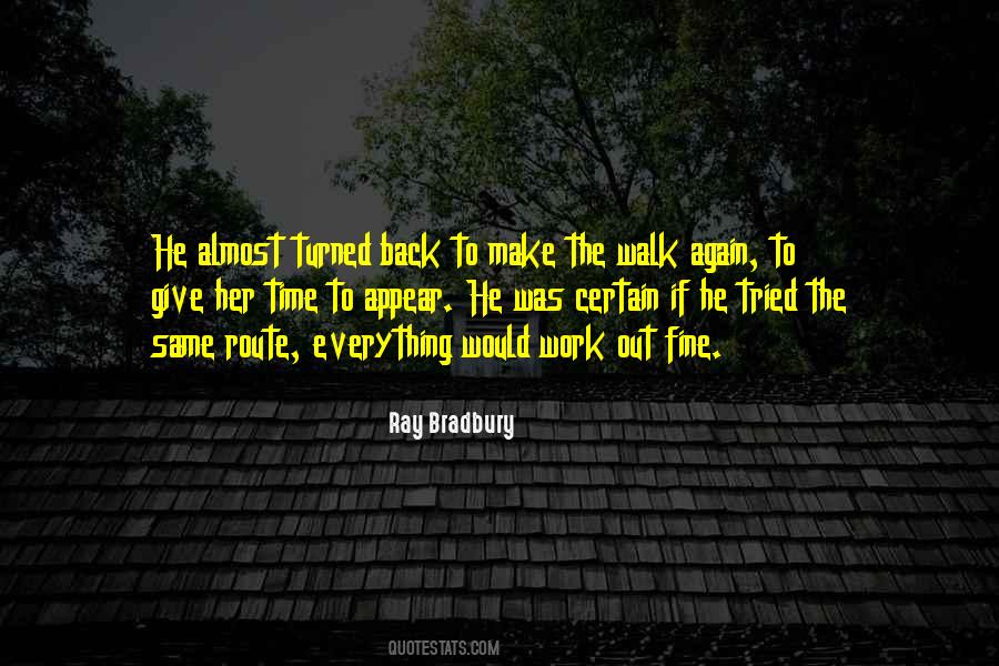 Turned Back Quotes #1050279