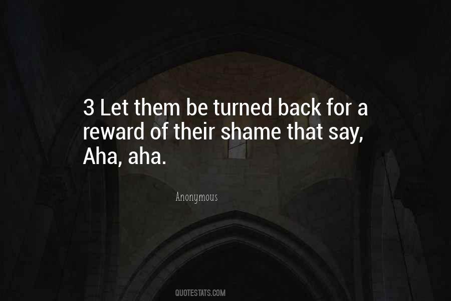 Turned Back Quotes #1129464