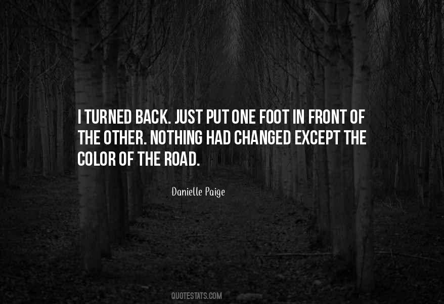 Turned Back Quotes #978332
