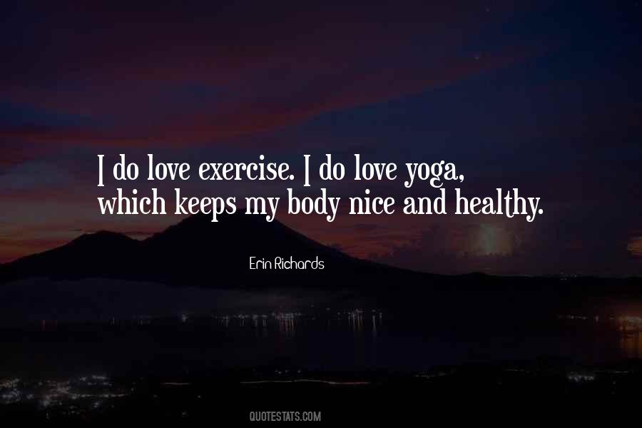 Love Exercise Quotes #1506664