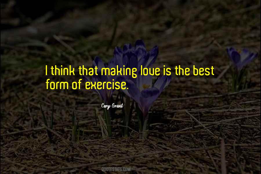 Love Exercise Quotes #36471