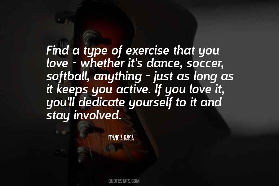 Love Exercise Quotes #870030
