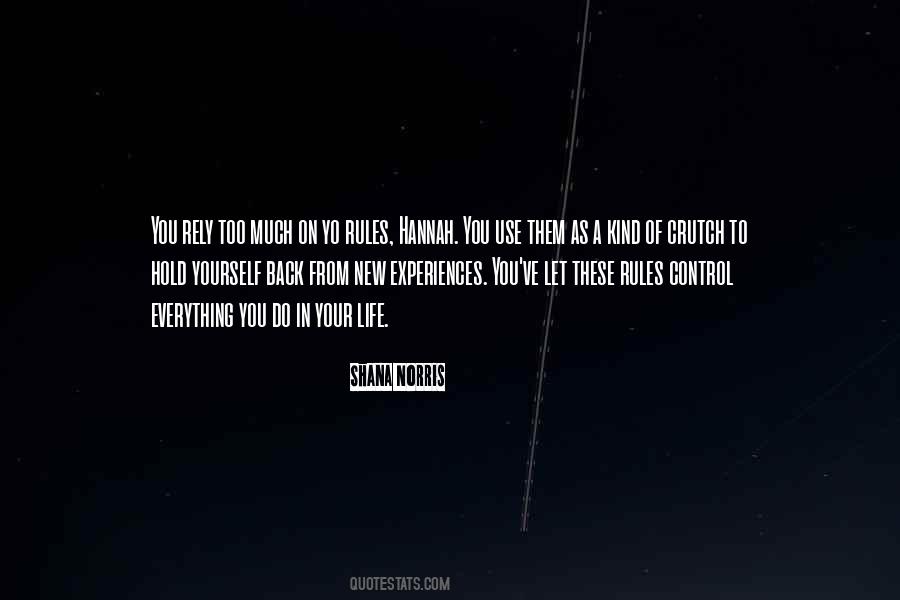 In Control Of Your Life Quotes #1054111
