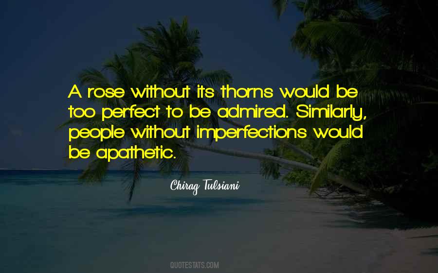 Perfect In Your Imperfections Quotes #160337