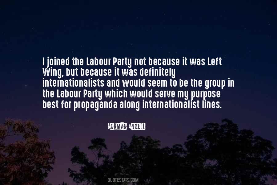 Quotes About The Labour Party #1563814