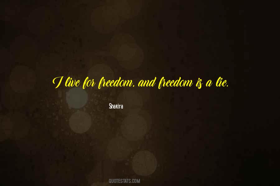 Live A Lie Quotes #145572
