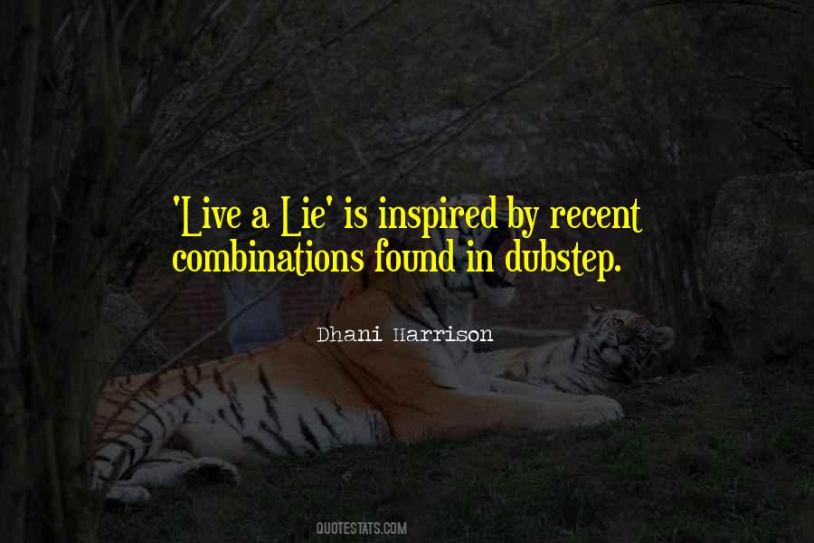 Live A Lie Quotes #266628