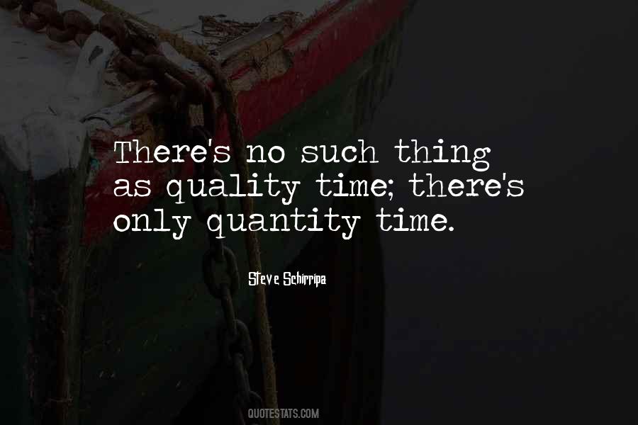 Time Quality Quotes #232739