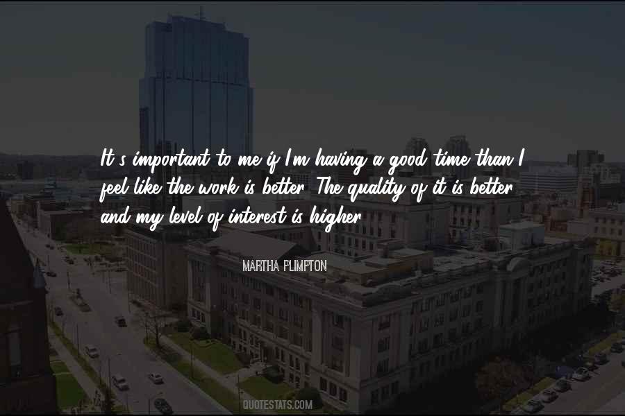 Time Quality Quotes #75721