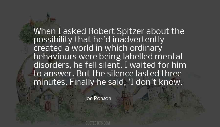 Know When To Be Silent Quotes #221956