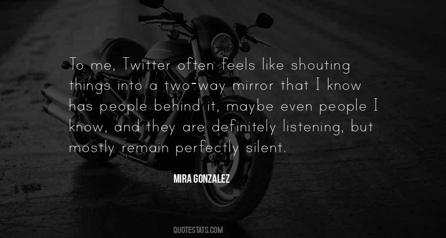 Know When To Be Silent Quotes #501060