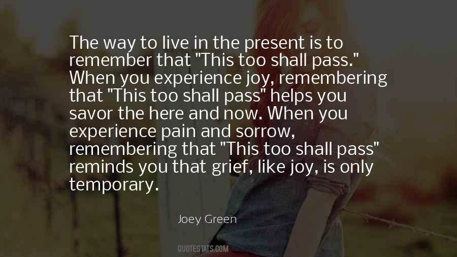 Remember Pain Quotes #492556
