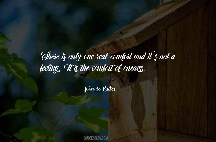 Comfort Feeling Quotes #1202210