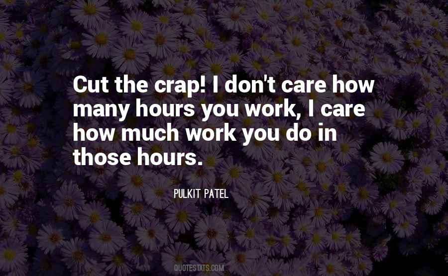 Work Hours Quotes #1370408