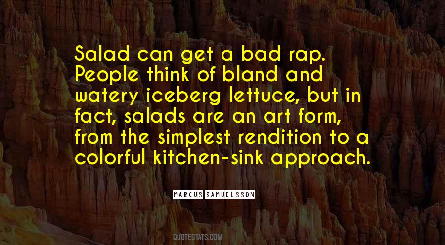 Lettuce Salad Quotes #518523