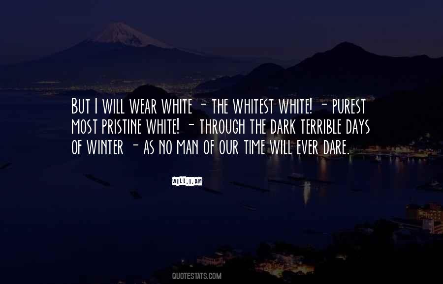 Winter White Quotes #707076