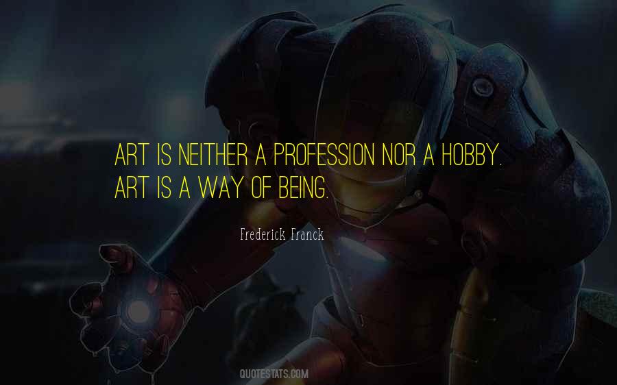 Art Hobby Quotes #839057