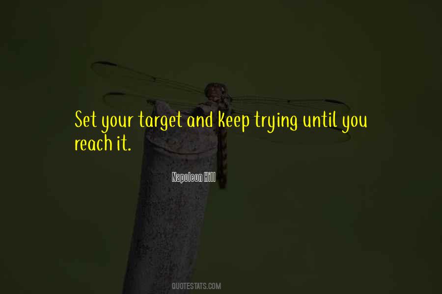 Goal Target Quotes #200796