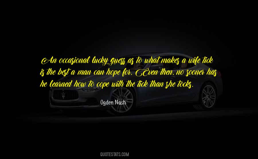 She Is Lucky Quotes #1442905
