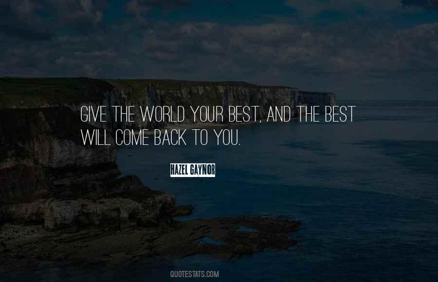 Quotes About Your Come Back #360544