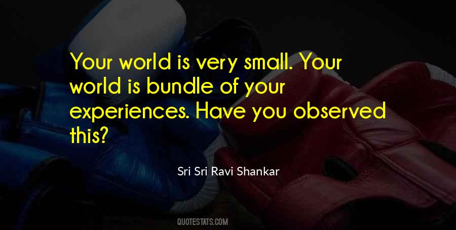 World Is Very Small Quotes #1367753