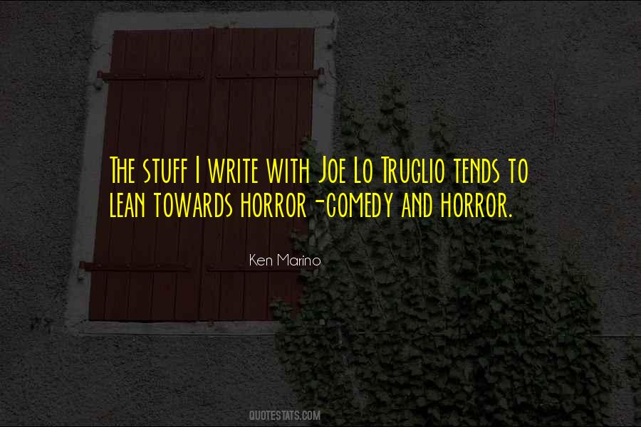 Horror Comedy Quotes #1428612