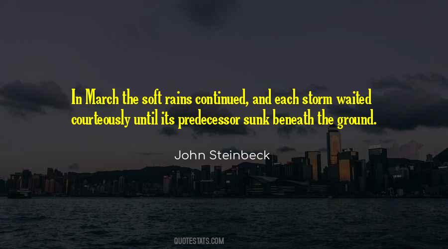 March Rain Quotes #65648