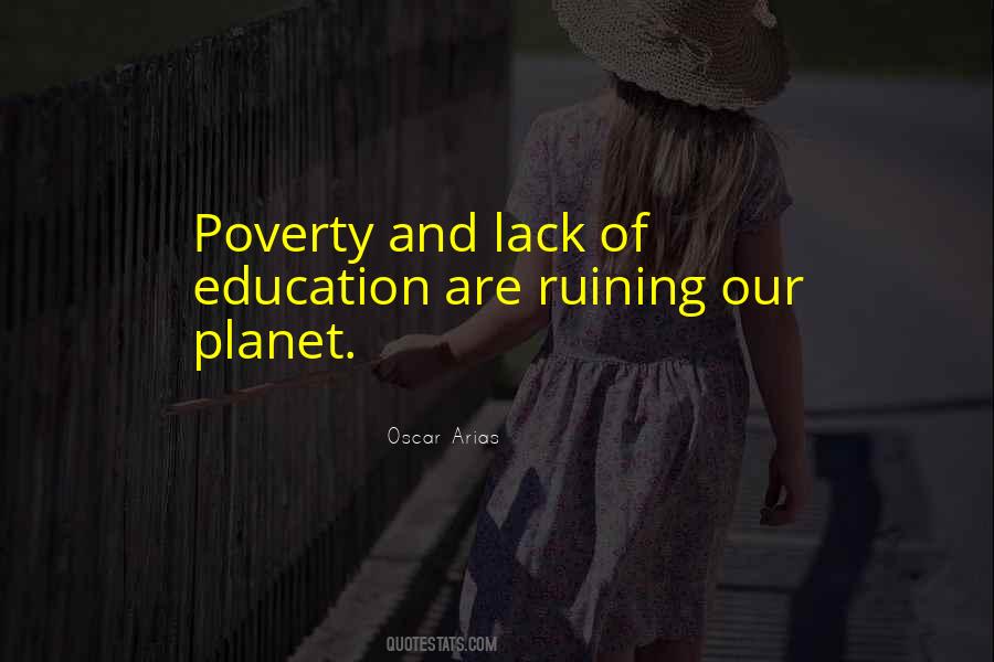 Poverty Education Quotes #1093116