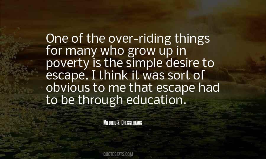 Poverty Education Quotes #906361