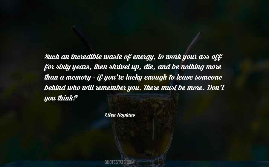 Energy Off Quotes #1519835