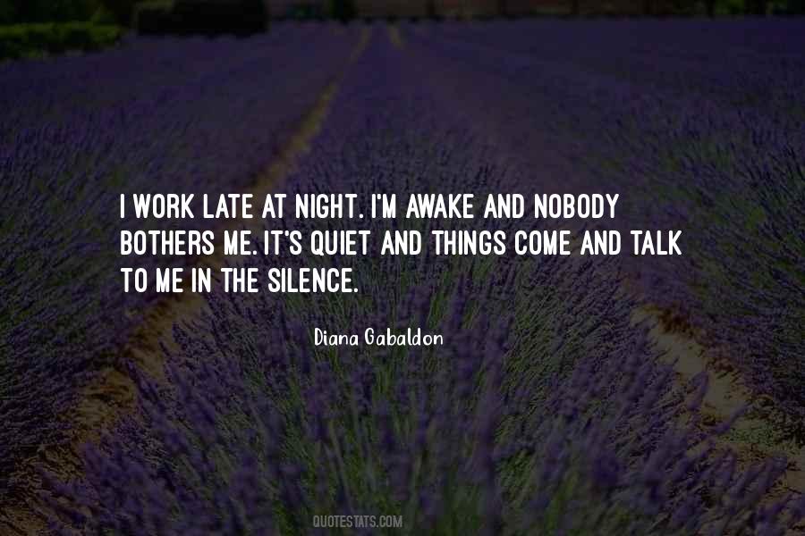 Quotes About Night Silence #1202167