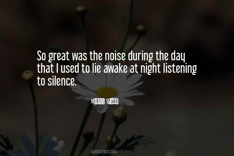Quotes About Night Silence #408695
