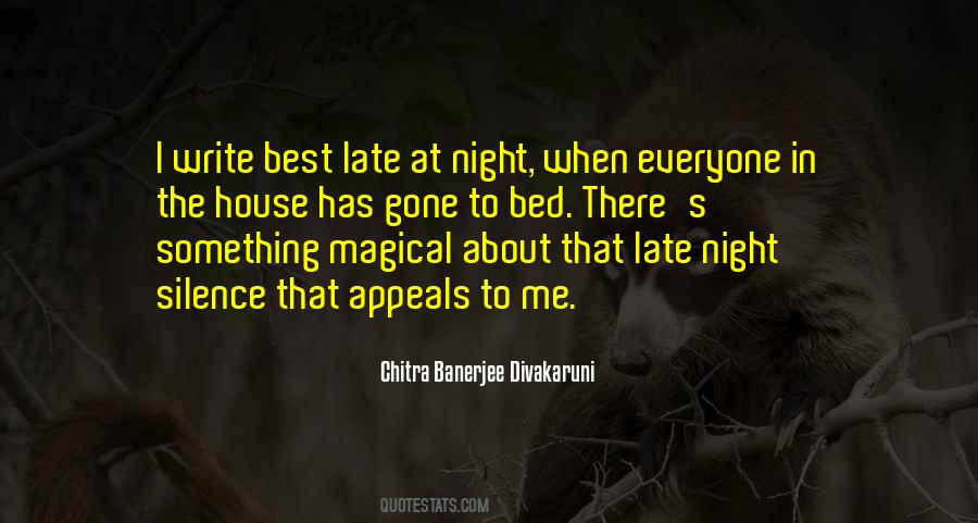 Quotes About Night Silence #462838