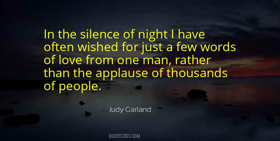 Quotes About Night Silence #56480