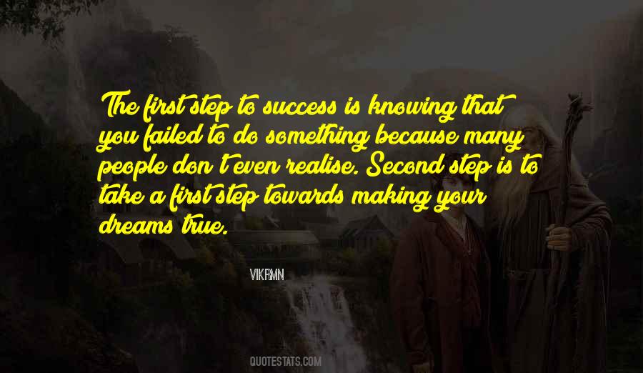 Step For Success Quotes #341430