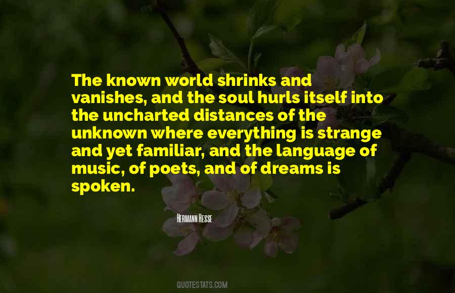 Quotes About The Known And Unknown #1052412