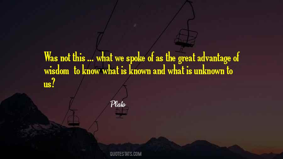 Quotes About The Known And Unknown #229336