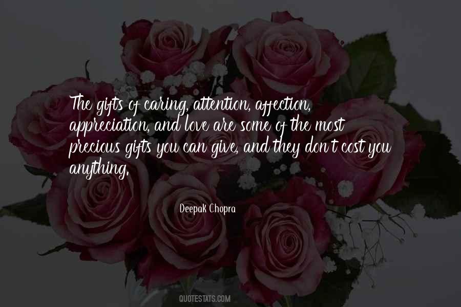Attention Affection Appreciation Quotes #1732586