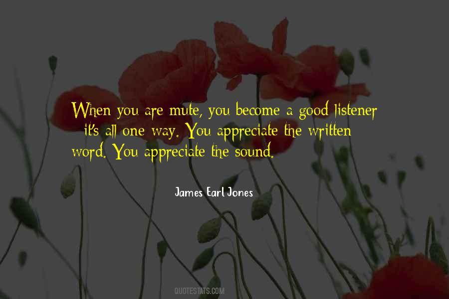 Not A Good Listener Quotes #1852548