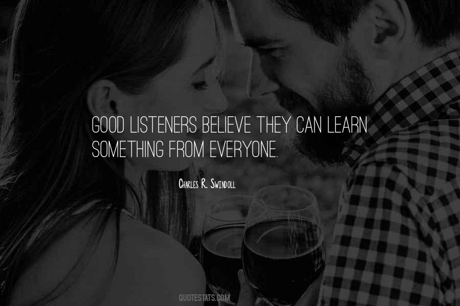Not A Good Listener Quotes #251927