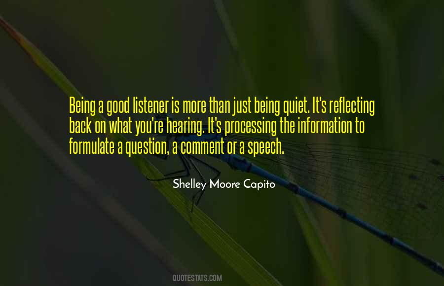 Not A Good Listener Quotes #306552
