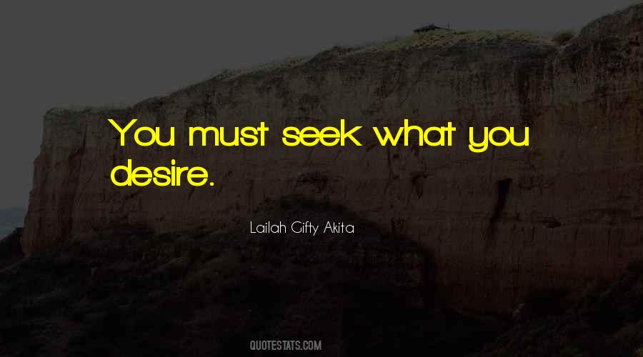 What You Desire Quotes #1654323