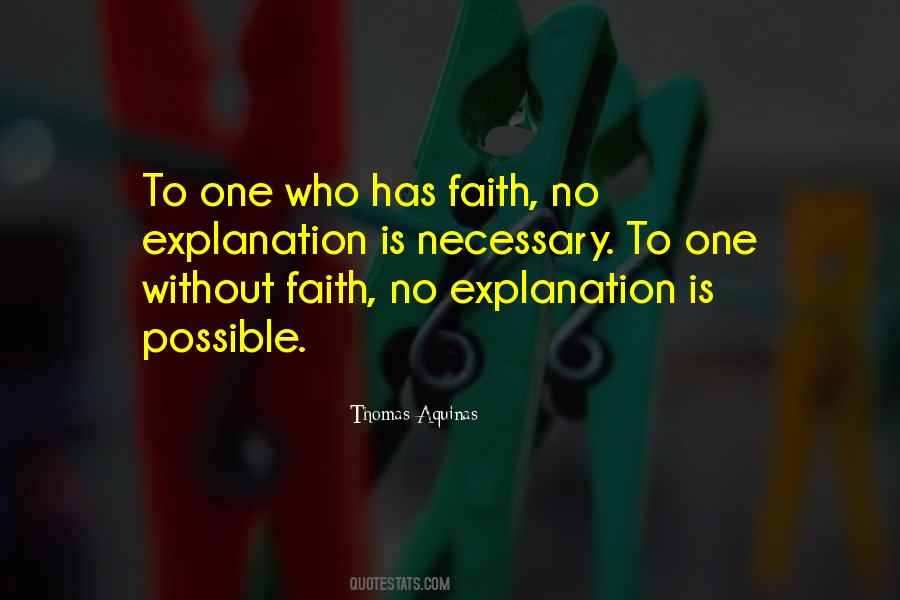 No Explanation Is Possible Quotes #291489