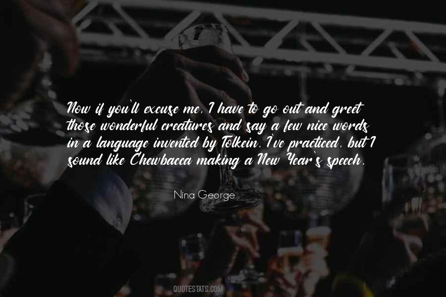 Nice Speech Quotes #838991
