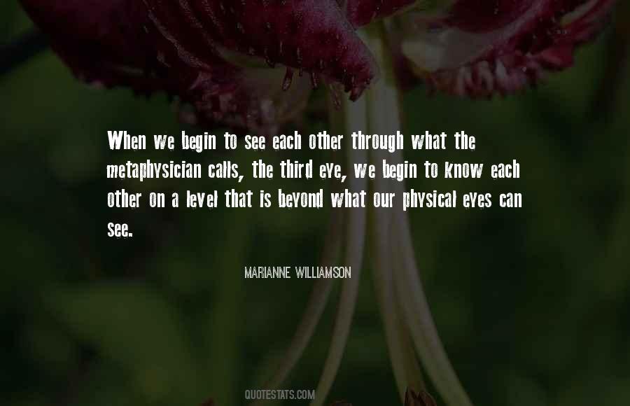 Through Eyes Quotes #677152