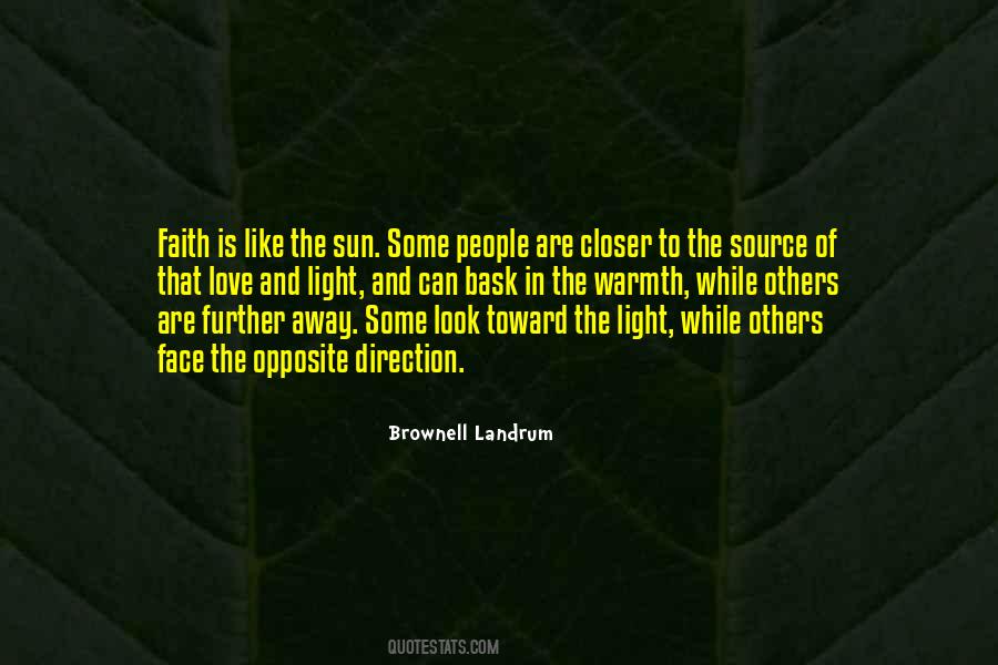 Face The Light Quotes #522415