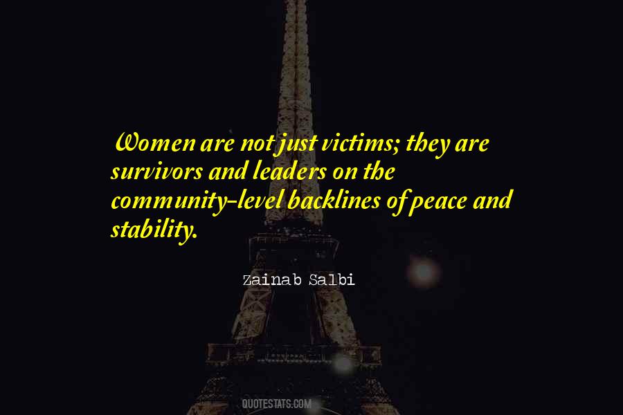 Peace Leader Quotes #1399647